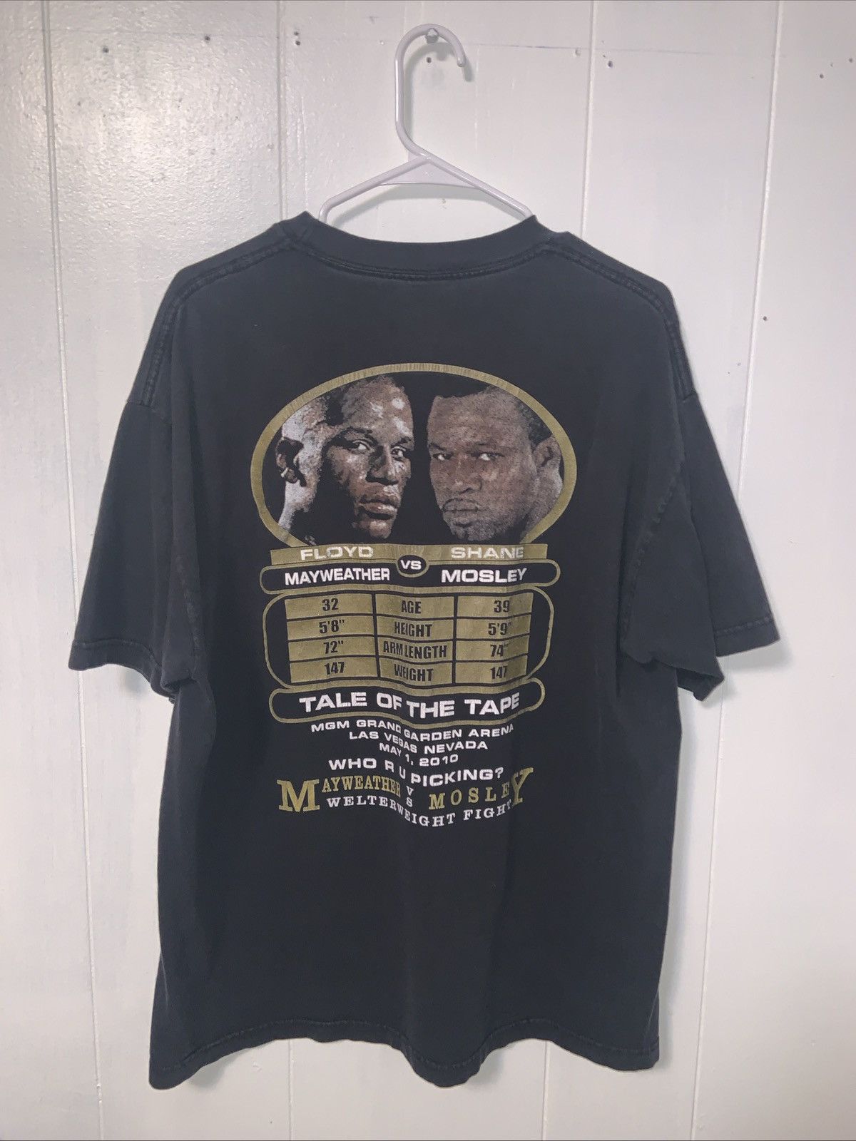 Alstyle Mayweather VS Mosley - Size XL - T-Shirt Size US XL / EU 56 / 4 - 7 Thumbnail