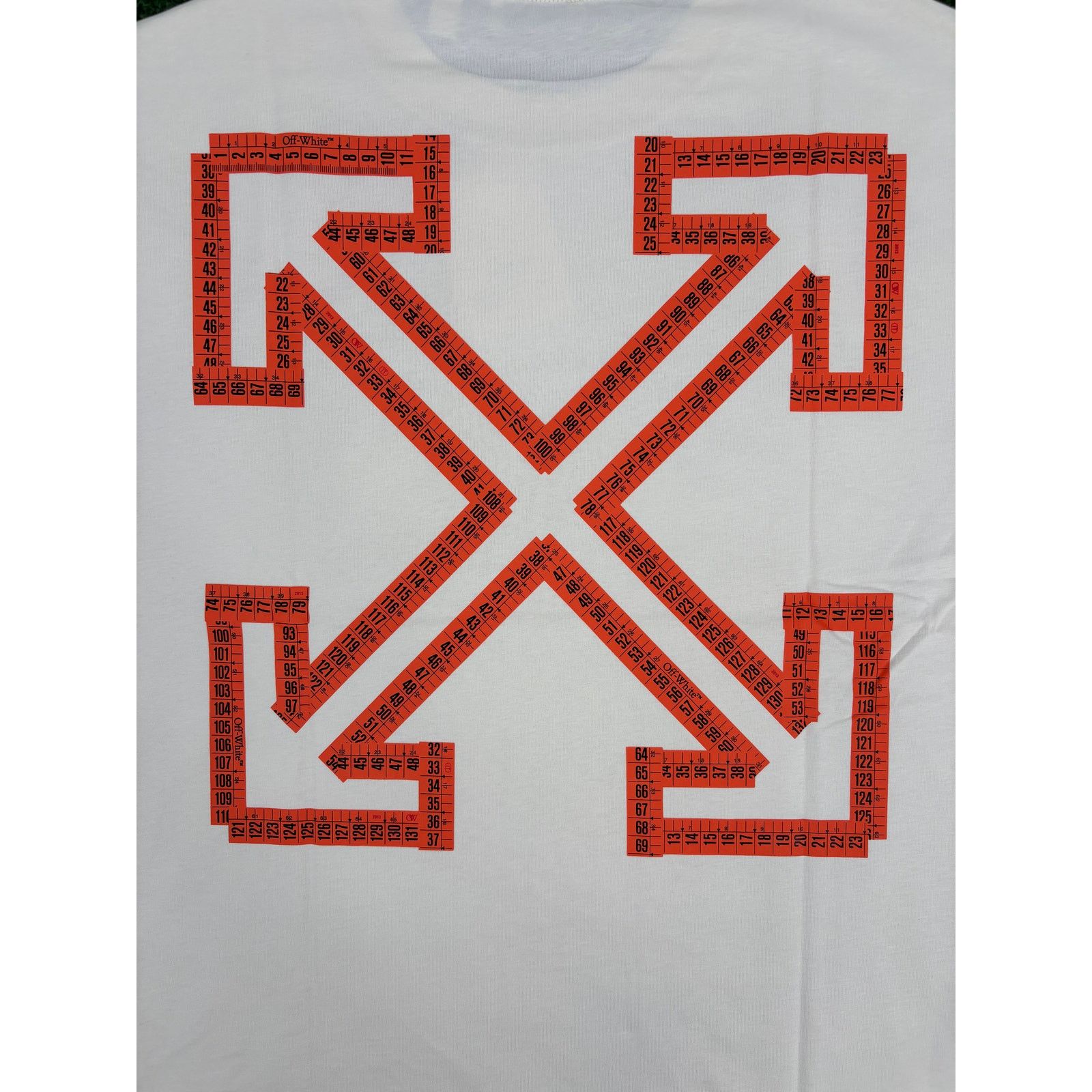 Off-White OFF-WHITE "Tape Arrows" Vanilla Ice White Skate T-Shirt XL Size US XL / EU 56 / 4 - 2 Thumbnail