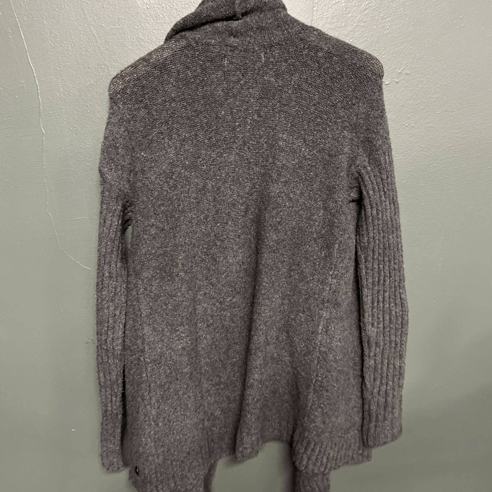 Abercrombie & Fitch Abercrombie & Fitch Sweaterr Gray Open-Front Long Sleeve Womens Cardigan M Size M / US 6-8 / IT 42-44 - 3 Thumbnail