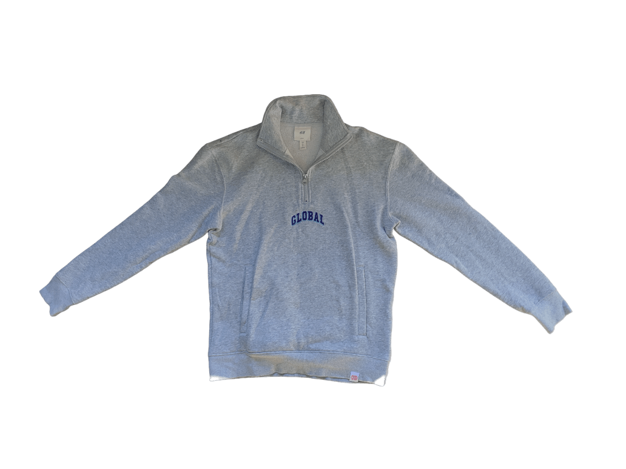 H&M H&M Logg Half Zip Hoodie - Gray Size US M / EU 48-50 / 2 - 2 Thumbnail