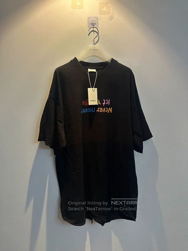 Vetements VETEMENTS Slogan Logo Heart Short Sleeve Size US S / EU 44-46 / 1 - 1 Thumbnail