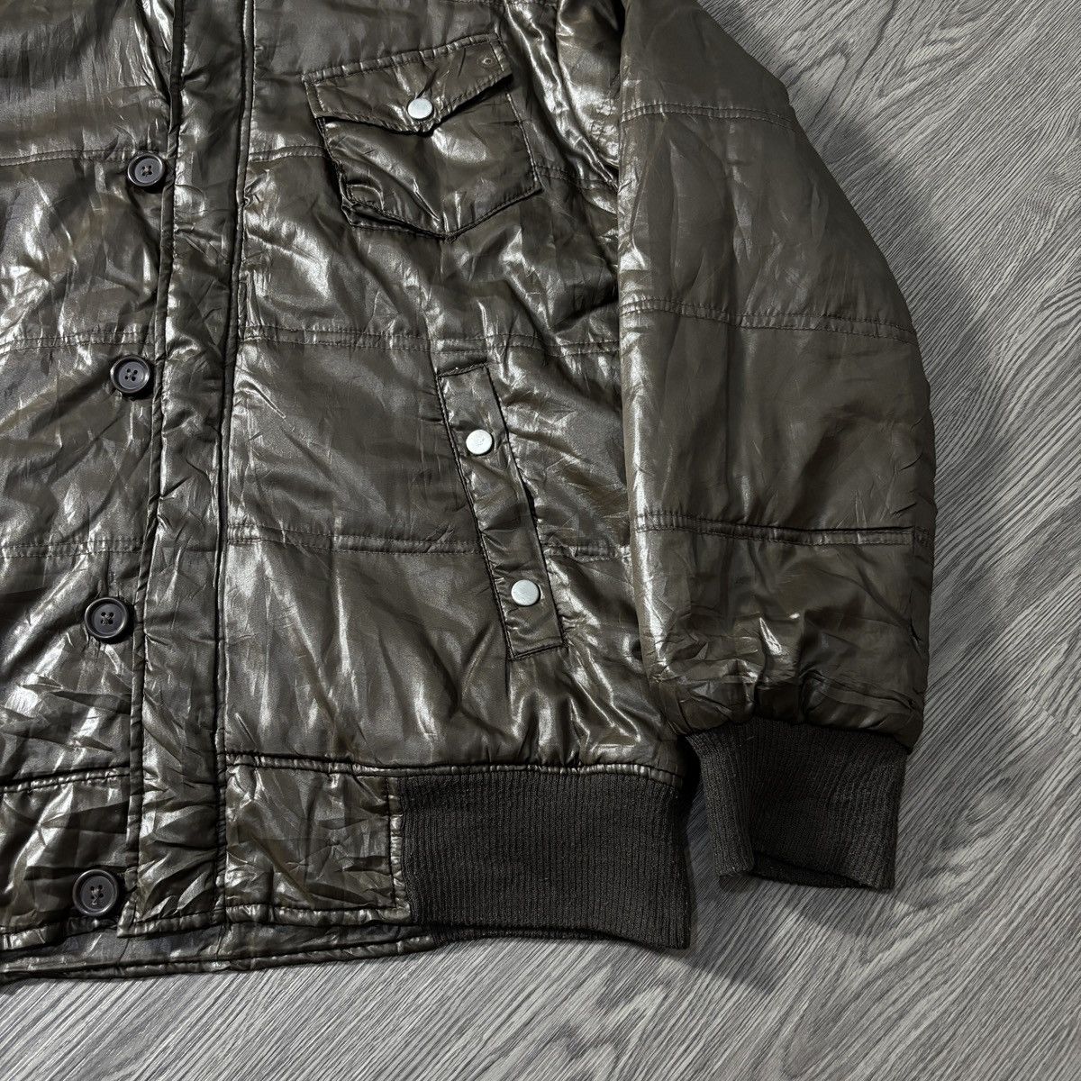 Japanese Brand 🇯🇵Hcm Homme Puffer Fur Jacket🇯🇵 Size US L / EU 52-54 / 3 - 3 Thumbnail