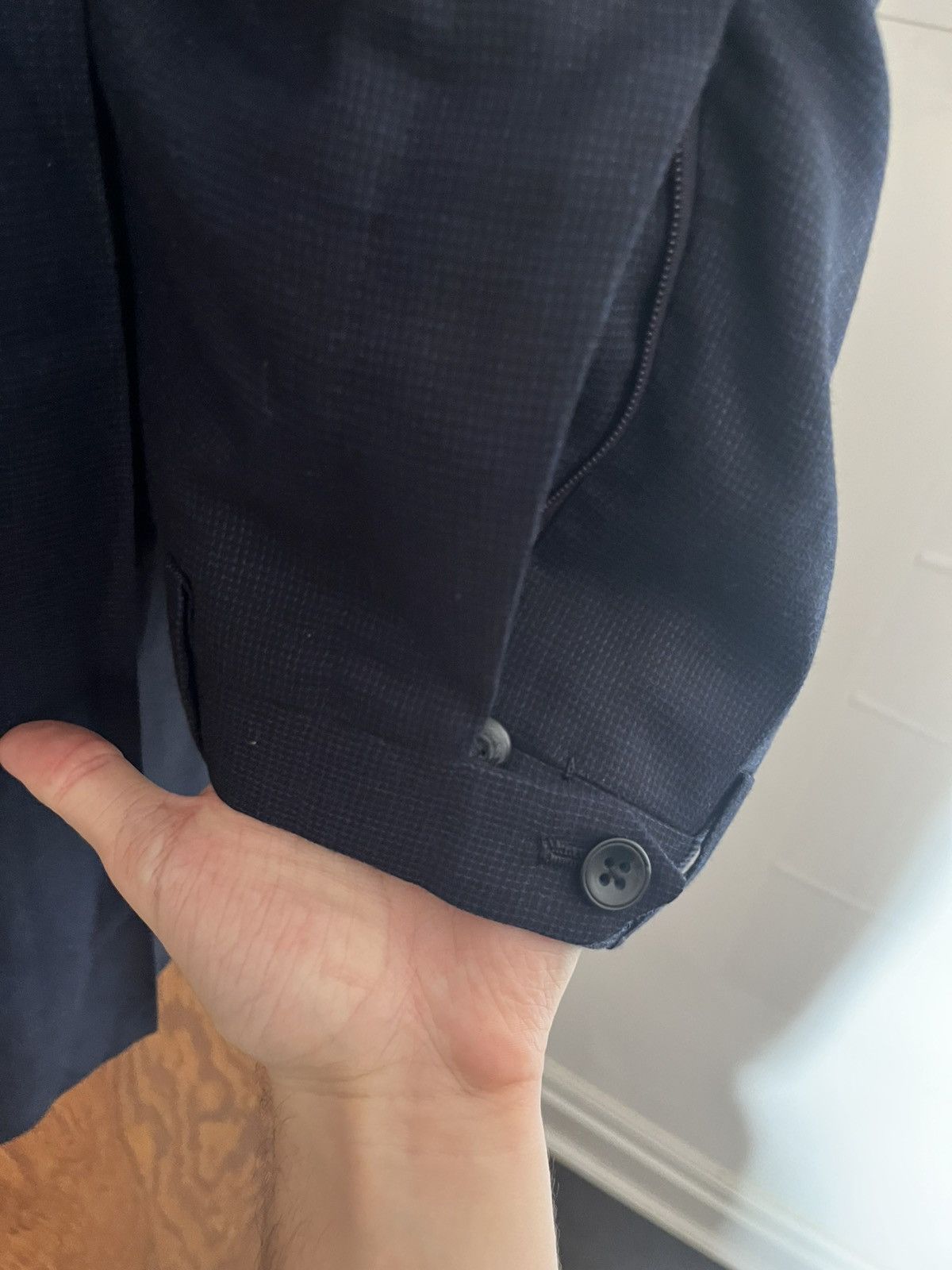 Kiton Kiton navy cashmere check suit size 38r / it 48 Size 38R - 10 Thumbnail