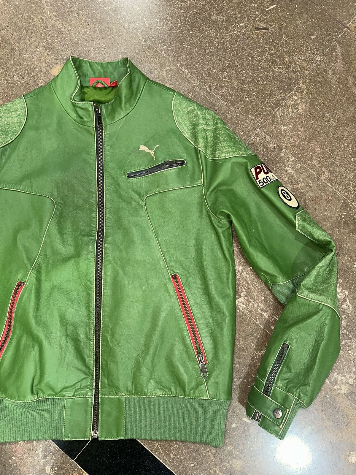 Puma Puma leather jacket Size US M / EU 48-50 / 2 - 3 Thumbnail