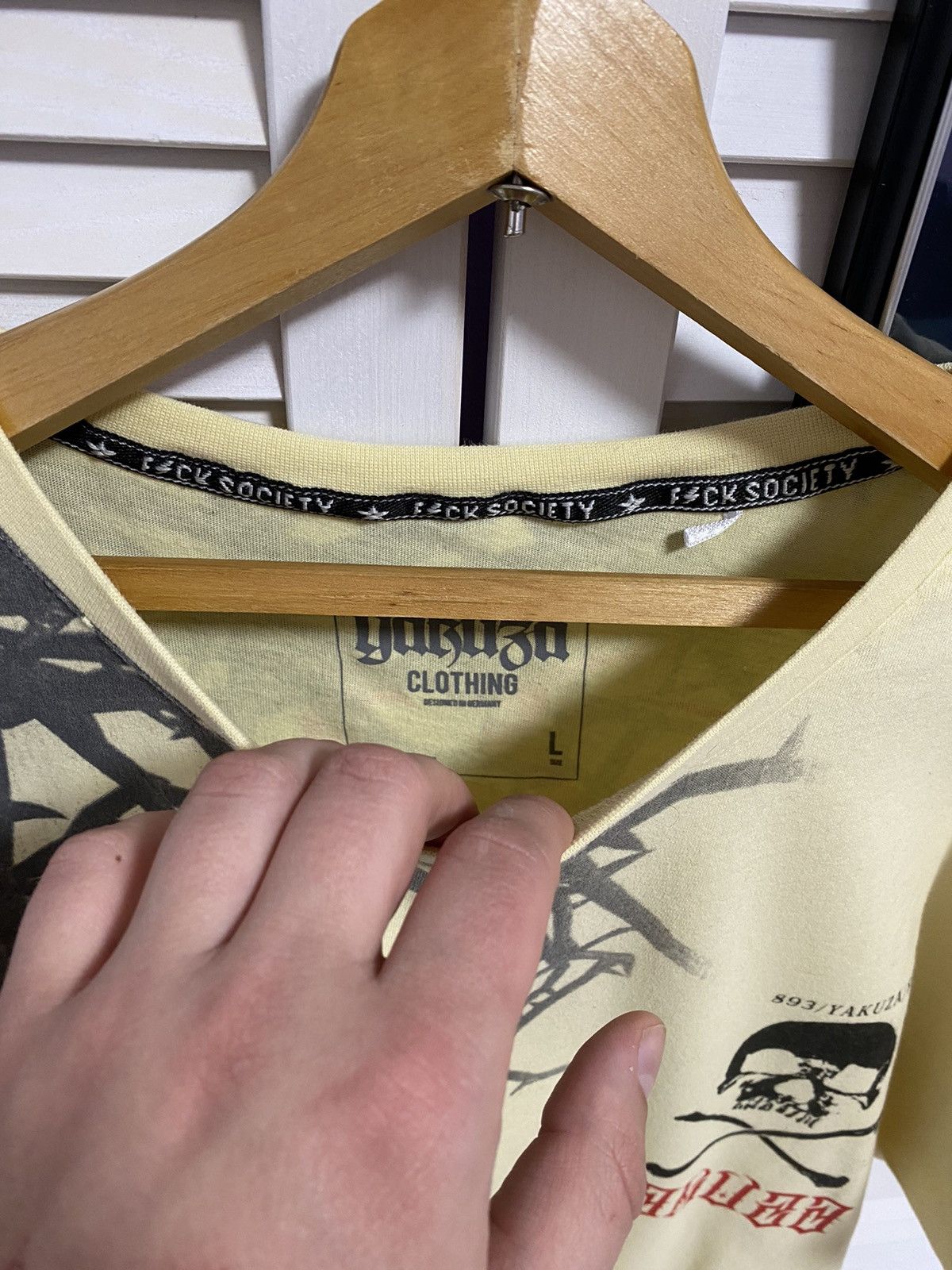Designer × Japanese Brand T-Shirt Tee Yakuza Skull Japanese Avant Garde Style Size US L / EU 52-54 / 3 - 11 Thumbnail