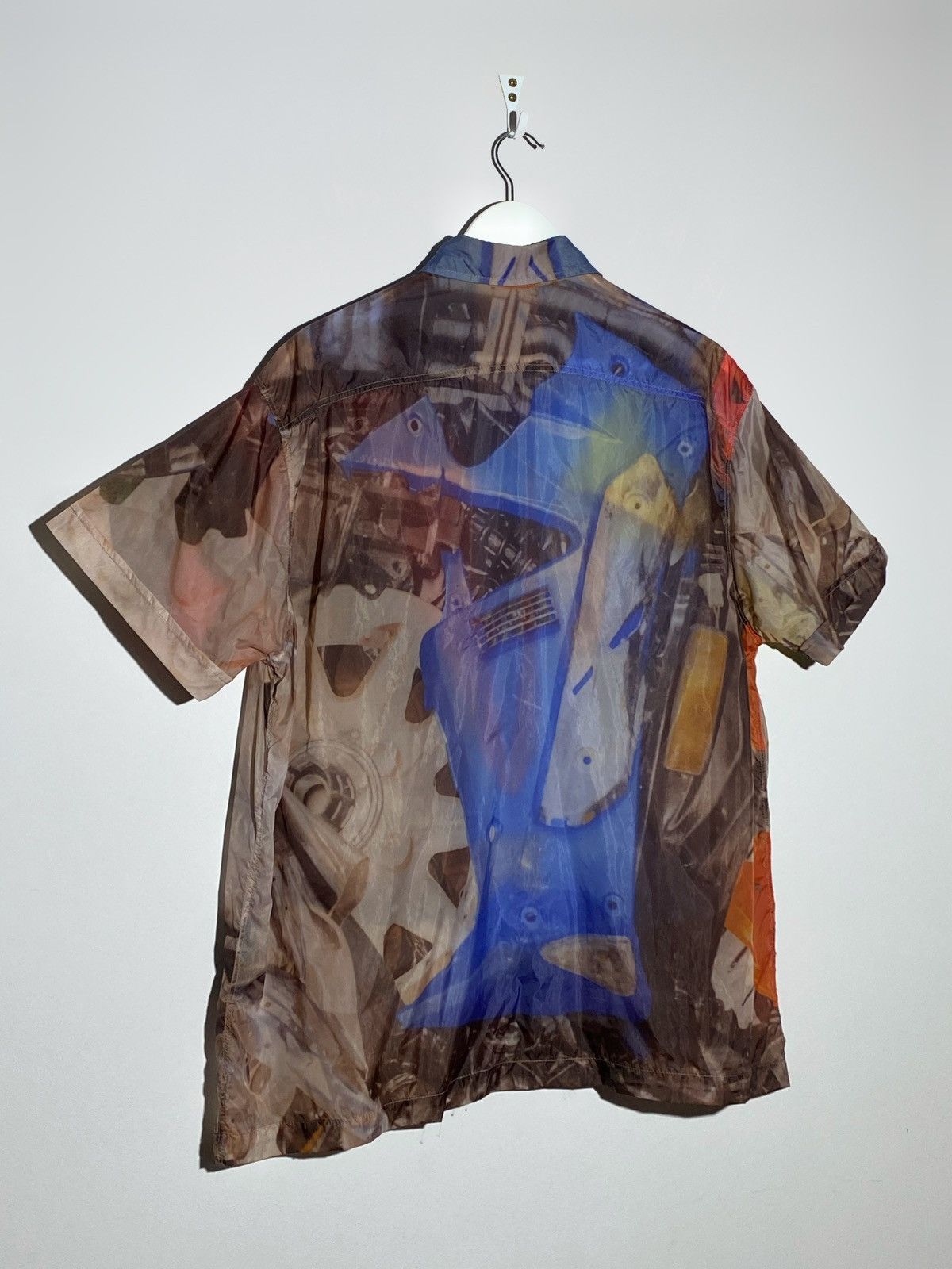 KTZ KTZ Kokon To Zai Transparent Leightweight Button Up Shirt Size US M / EU 48-50 / 2 - 2 Thumbnail