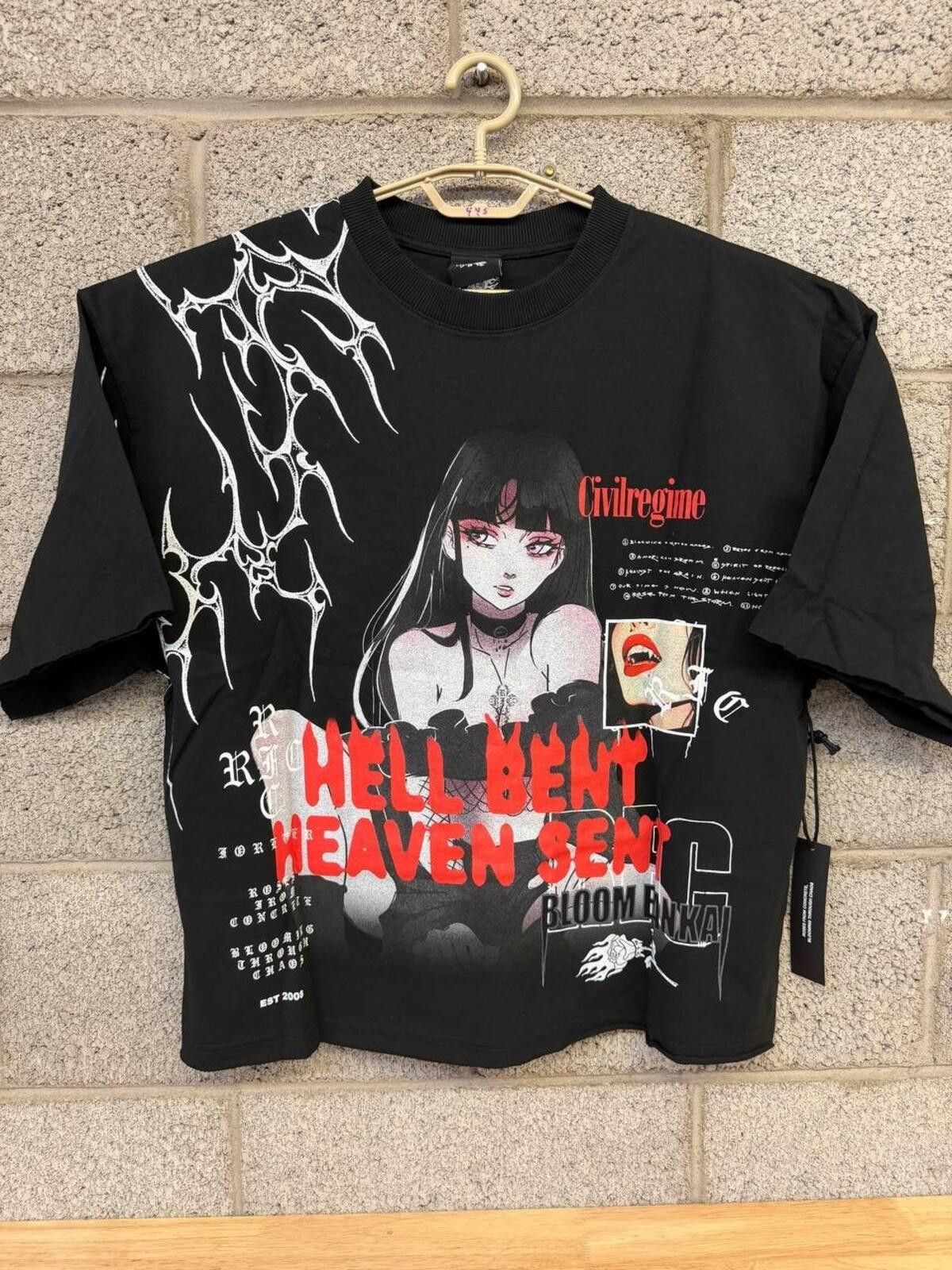 Civil Regime Civil Regime Hell Bent Heaven Sent L Black Streetwear Size US L / EU 52-54 / 3 - 1 Thumbnail