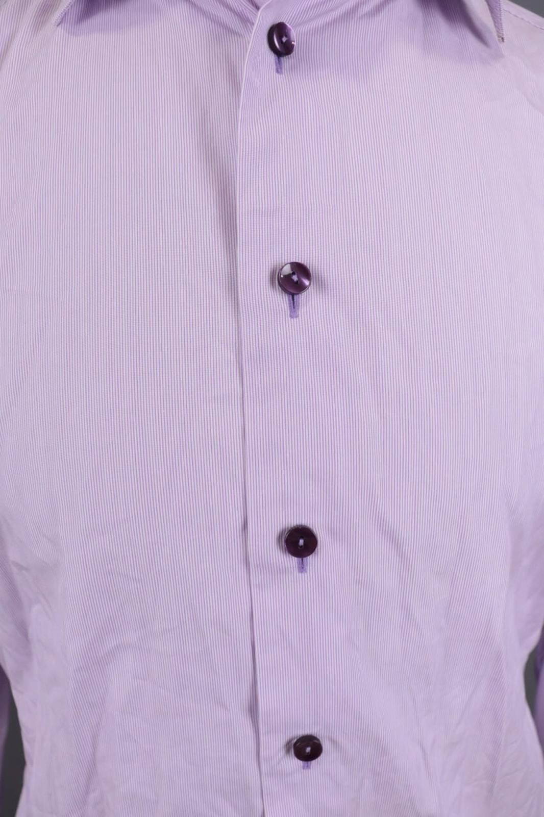 Eton Eton Slim Fit Purple Button Down Shirt Size 41 / 16 Size US M / EU 48-50 / 2 - 5 Thumbnail