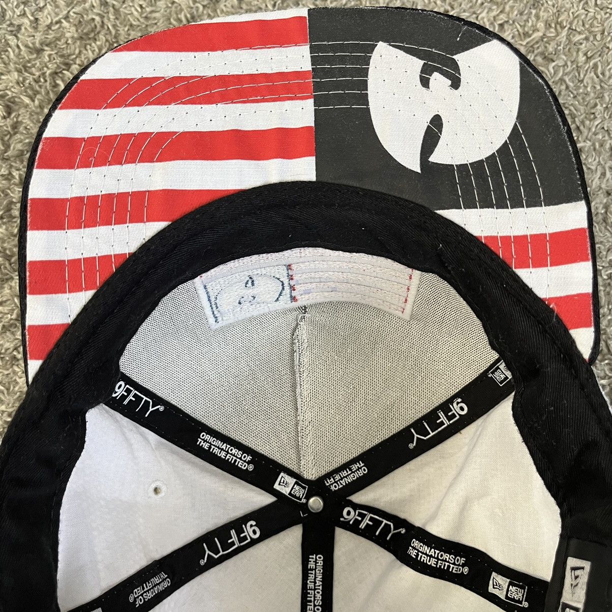 Wu-Tang Clan 🔴Wu-Tang Iron Flag Hat White Snapback WuTang Cash Rules Rza Size ONE SIZE - 3 Thumbnail