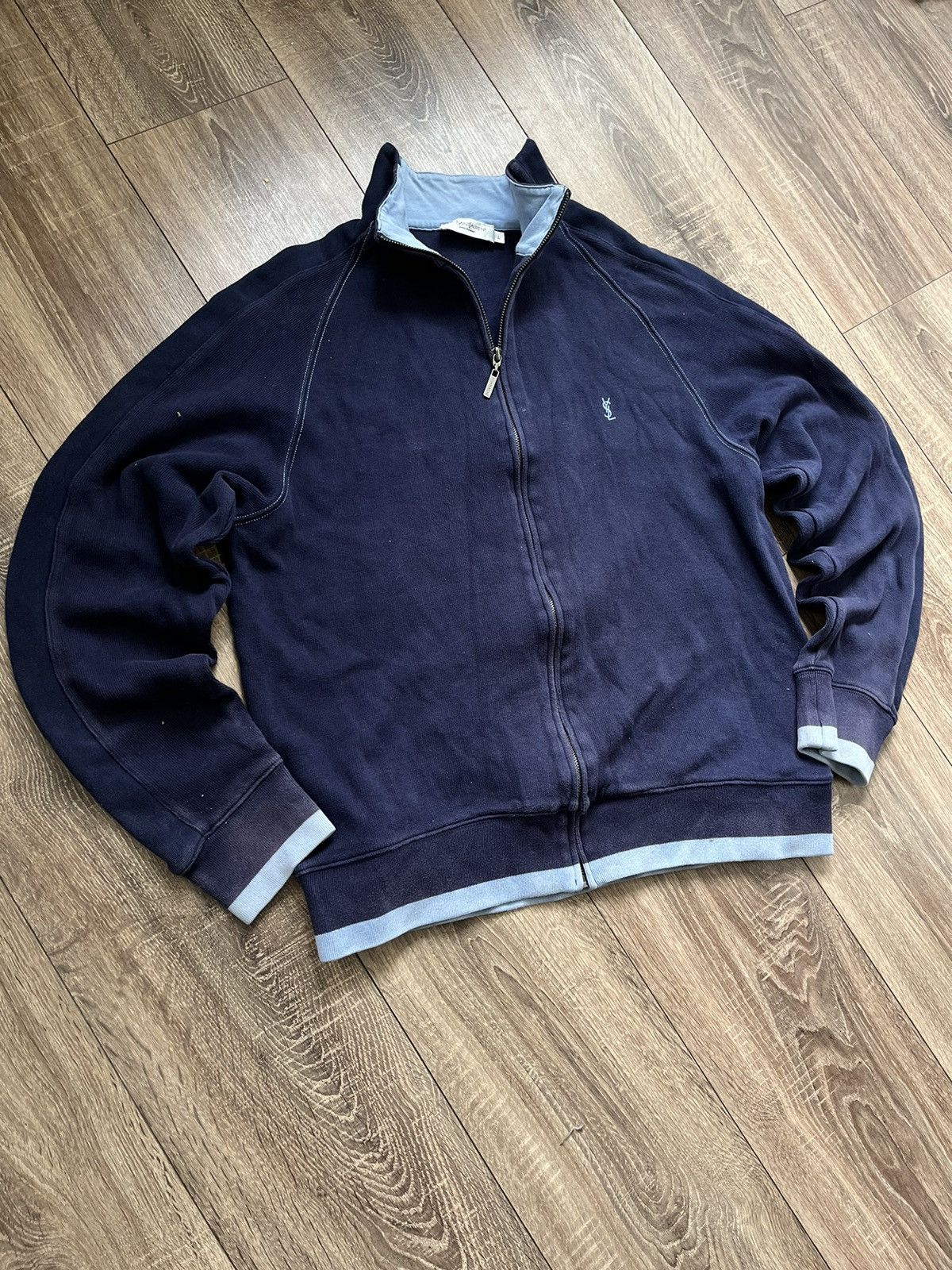 YSL vintage zip sweatshirt