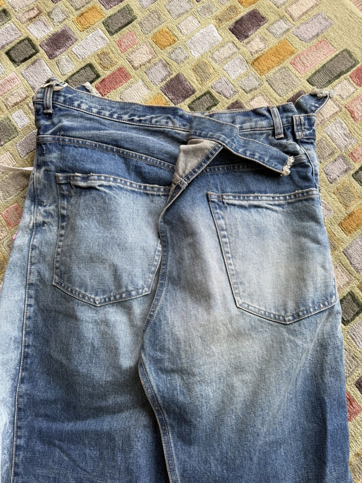 Maison MIHARA YASUHIRO Maison Mihara Yasuhiro Indigo Slide Denim Size US 31 - 4 Thumbnail
