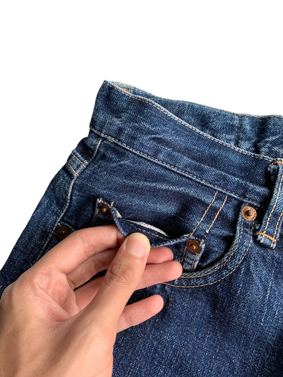 Vintage vintage Hysteric Glamour Kinky Button fly Selvedge Denim ☠️🎌 Size US 30 / EU 46 - 15 Thumbnail