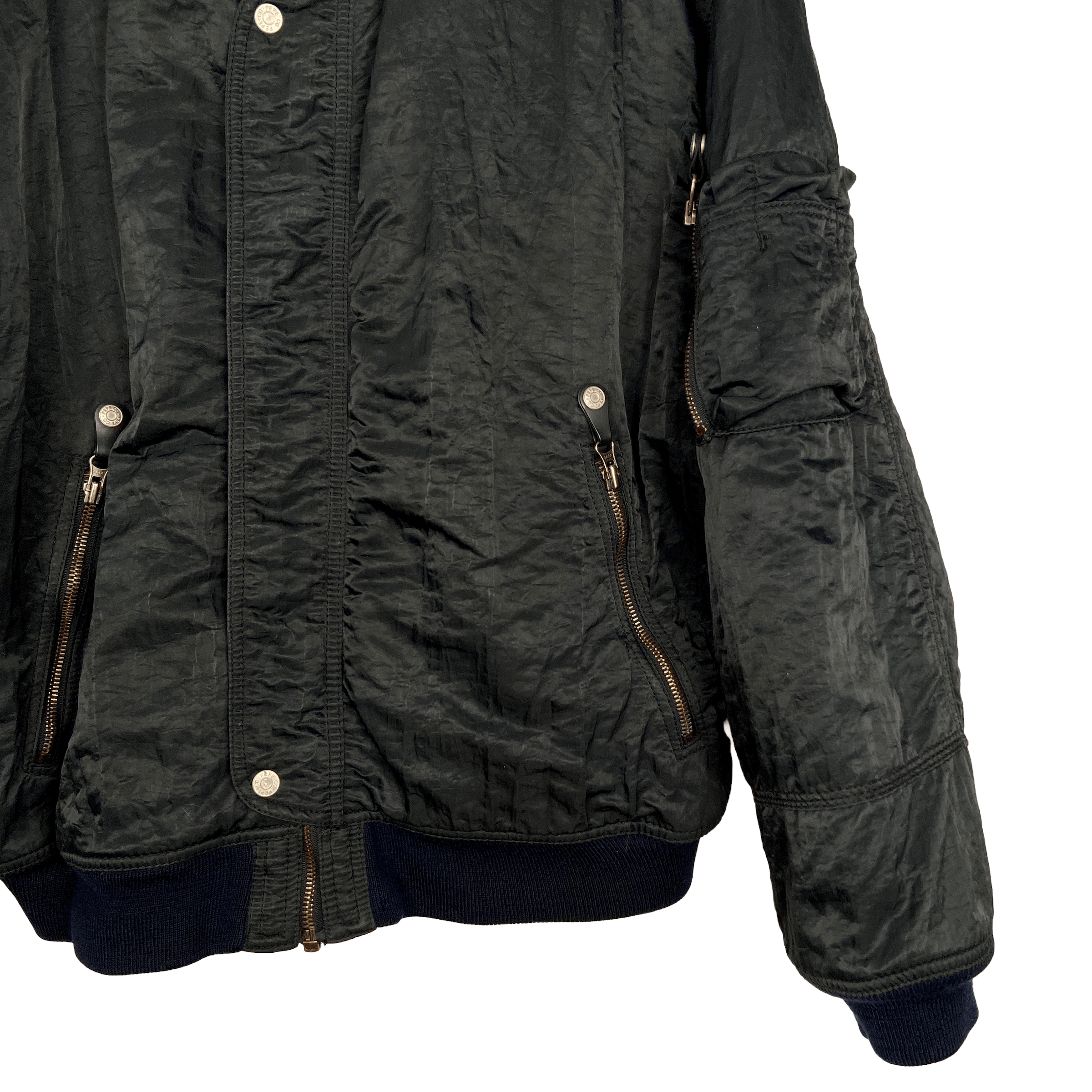 Pepe Jeans VINTAGE 80s BOMBER JACKET PEPE WORKWEAR SERVICE DARK GREEN Size US M / EU 48-50 / 2 - 3 Thumbnail