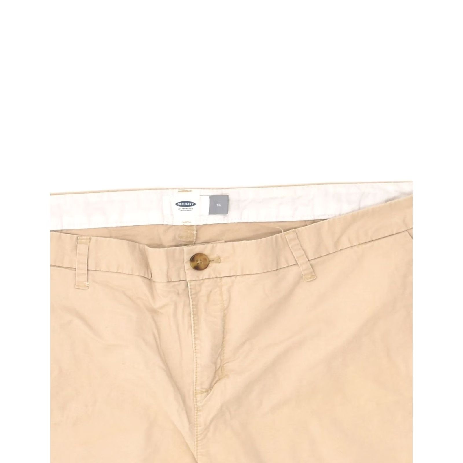 Old Navy OLD NAVY Chino Shorts Womens US 14 XL W38 Beige Cotton AD41 Size 40" / US 18 - 3 Thumbnail