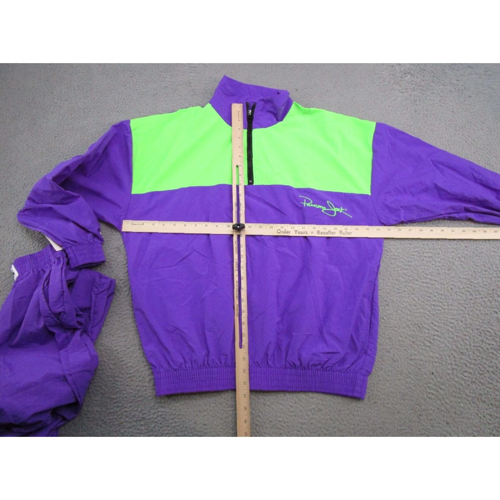 Panama Jack VINTAGE Panama Jack Tracksuit Set - Tracksuit, Jacket, Pants - Men - Size M - Purple - 80s/90s - 100% Nylon - NEW Size 40R - 6 Thumbnail