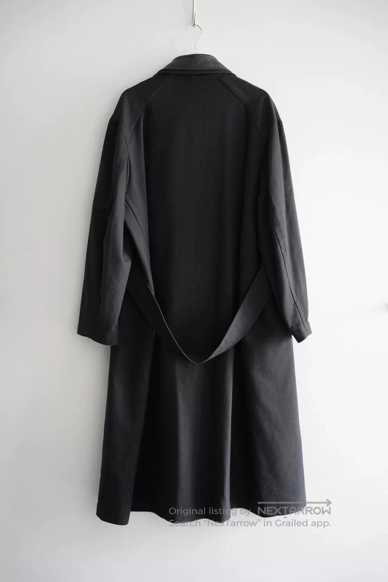 Yohji Yamamoto Yohji Yamamoto Black Long Coat. Size US M / EU 48-50 / 2 - 2 Thumbnail