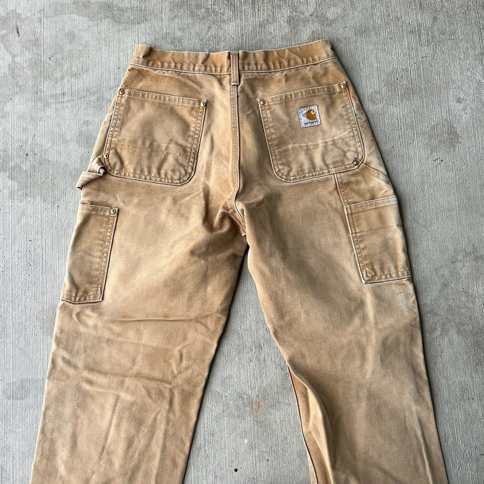 Carhartt × Vintage Carhartt brown double knee work wear carpenter pants Size US 27 - 5 Thumbnail