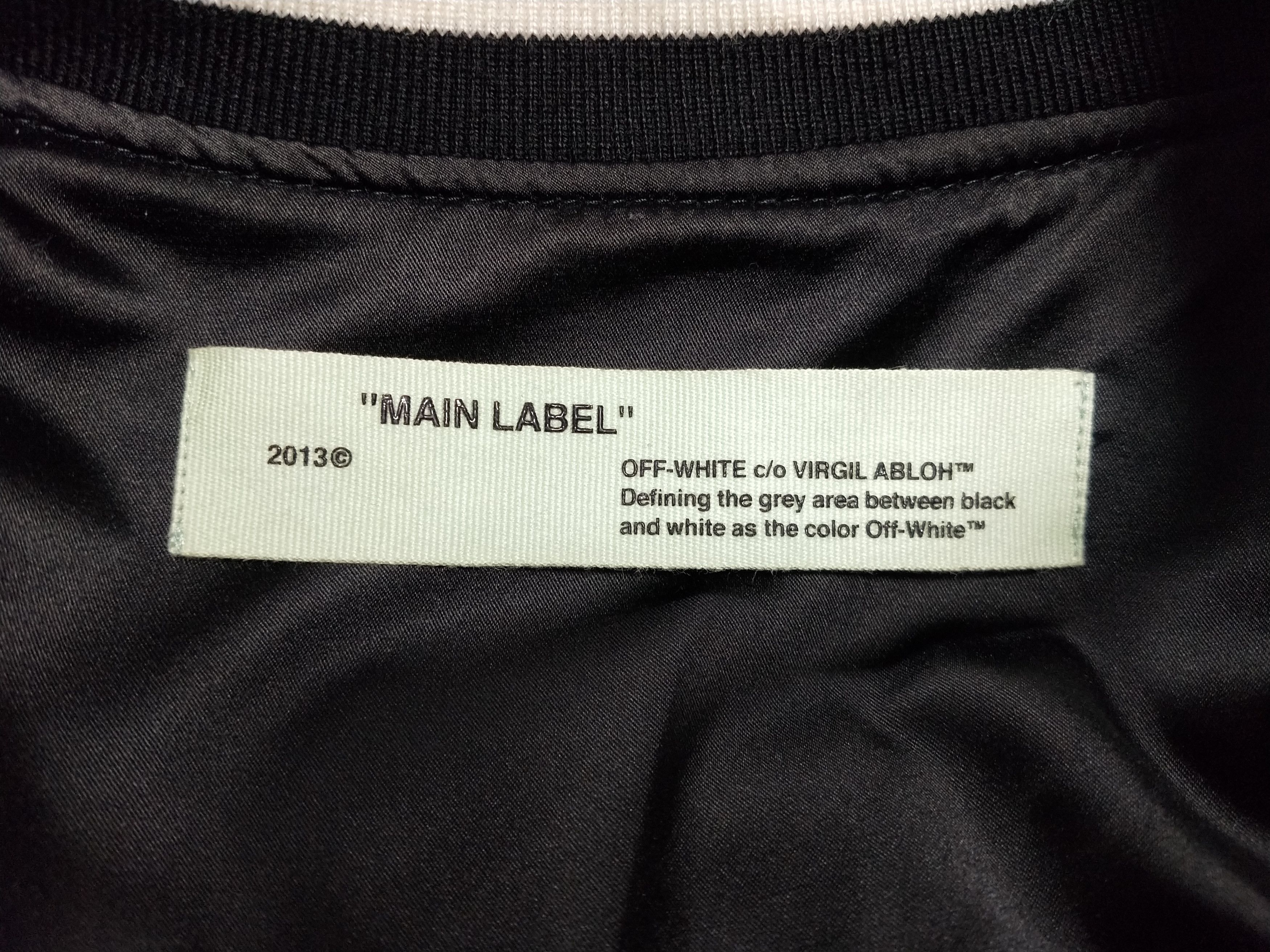 Off-White Corduroy Diagonal Varsity Jacket Size US XS / EU 42 / 0 - 4 Thumbnail