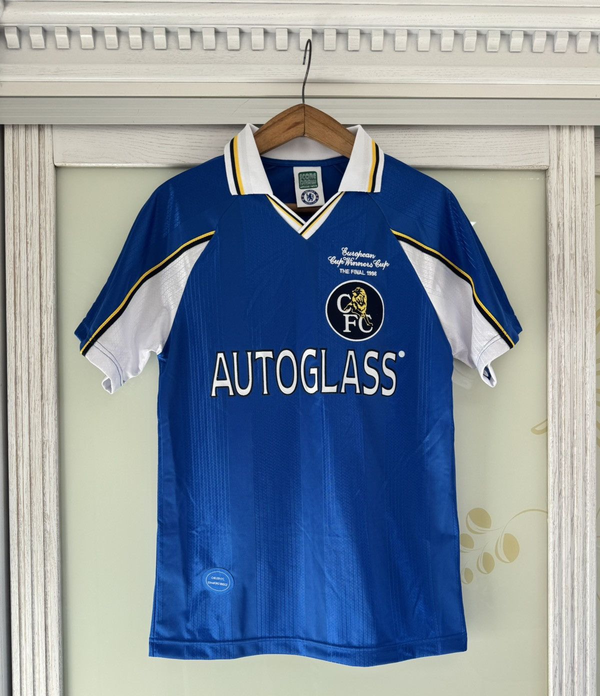 Umbro Vintage Chelsea 1997-1999 Score Draw Home Soccer Jersey Kit Size US S / EU 44-46 / 1 - 1 Thumbnail
