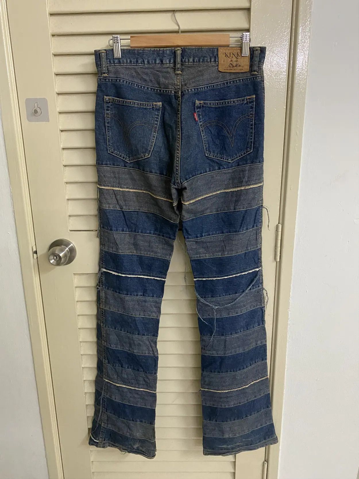 Hysteric Glamour Hysteric Glamour Hagi Boro Patchwork Denim Size US 31 - 2 Thumbnail