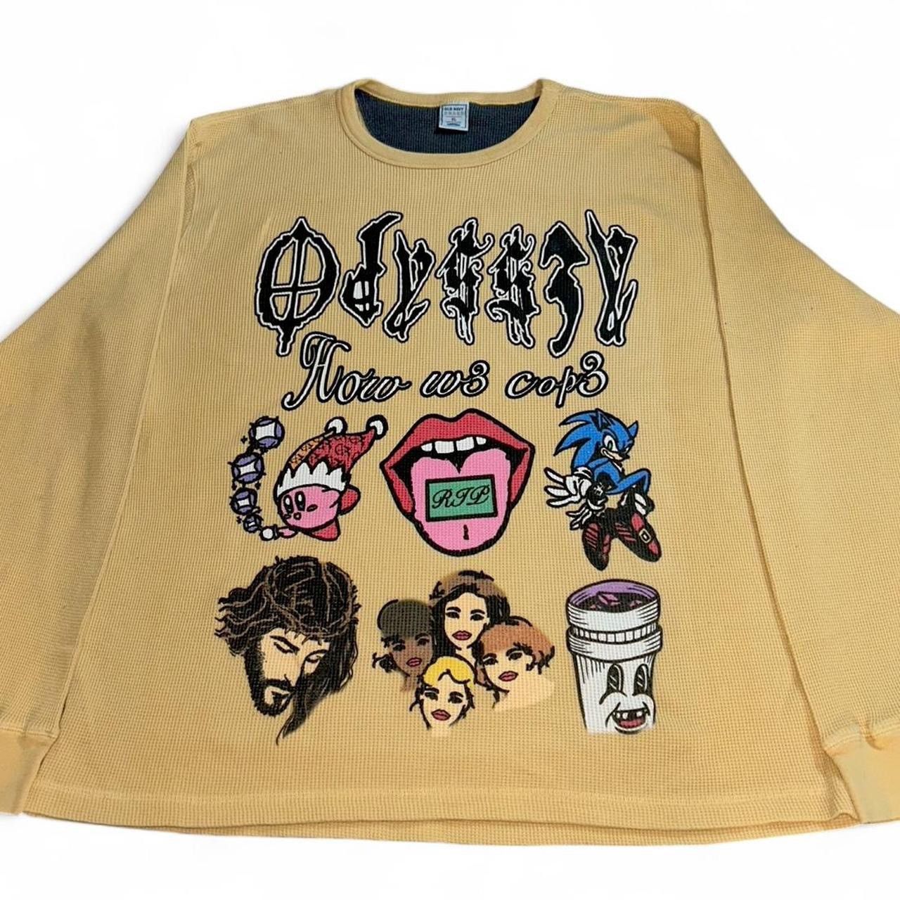 Other Odyss3y 1 of 1 “HOW W3 COP3” vintage thermal tee Size US XL / EU 56 / 4 - 1 Thumbnail