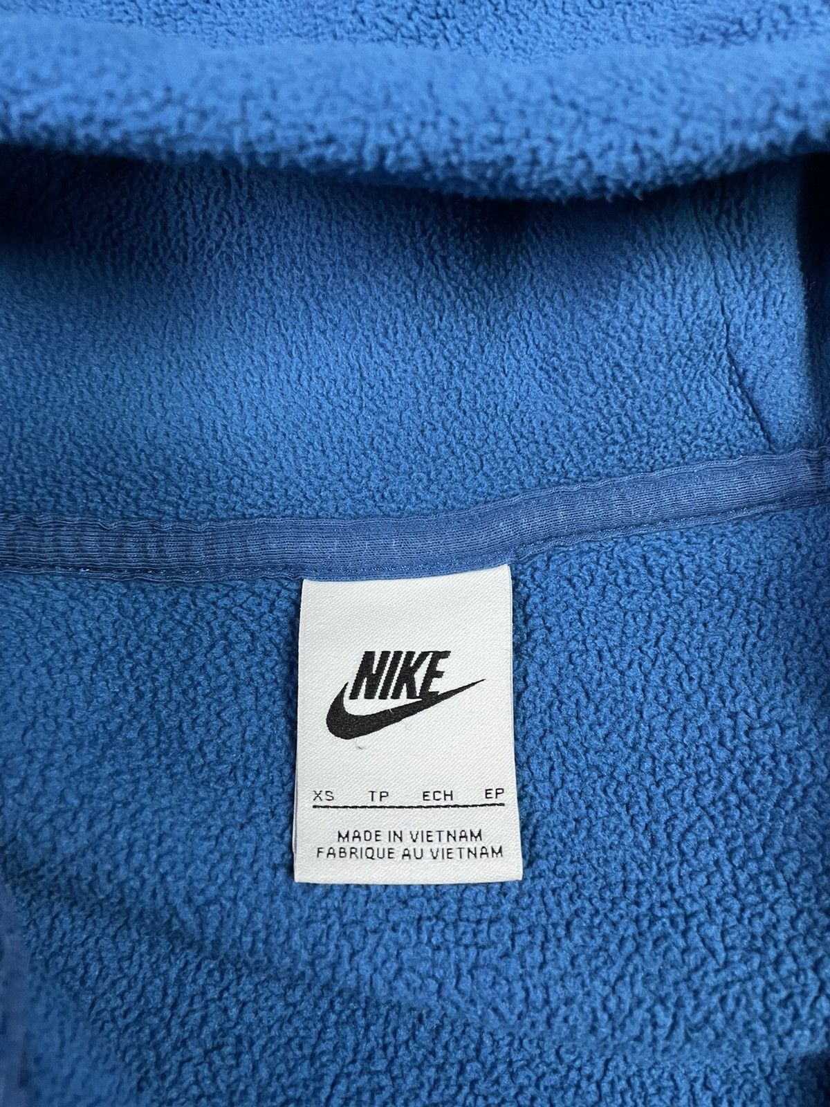 Nike × Vintage Vintage Y2K Nike Fleece Zip Hooded Ninja Jacket Size US S / EU 44-46 / 1 - 3 Thumbnail