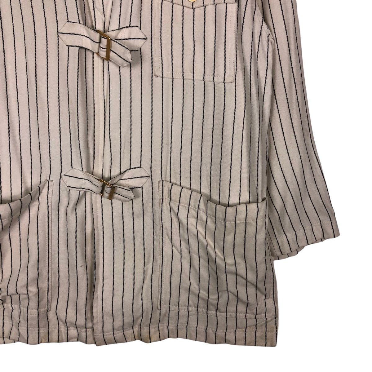 Japanese Brand Biker Chore Hickory Jacket Junko Shimada Japan Issey Miyake Size US M / EU 48-50 / 2 - 5 Thumbnail