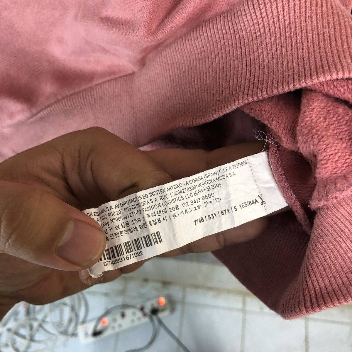 Japanese Brand Not Common Girl today Bershka Pink Sweatshirt #A305 Size S / US 4 / IT 40 - 13 Thumbnail