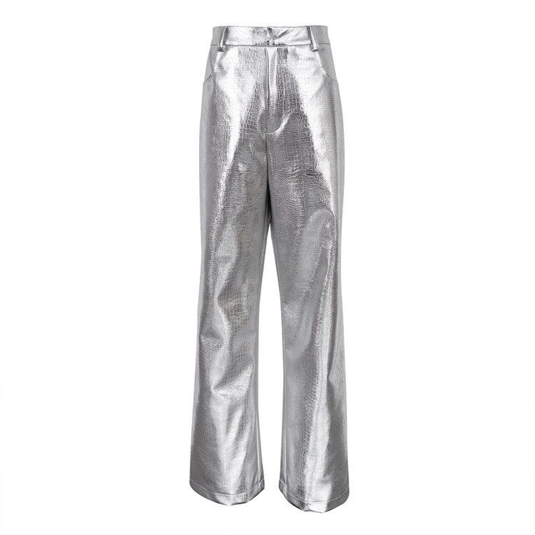 Japanese Brand × Leather PU Leather Pants Ripple High Size 28" / US 6 / IT 42 - 4 Thumbnail