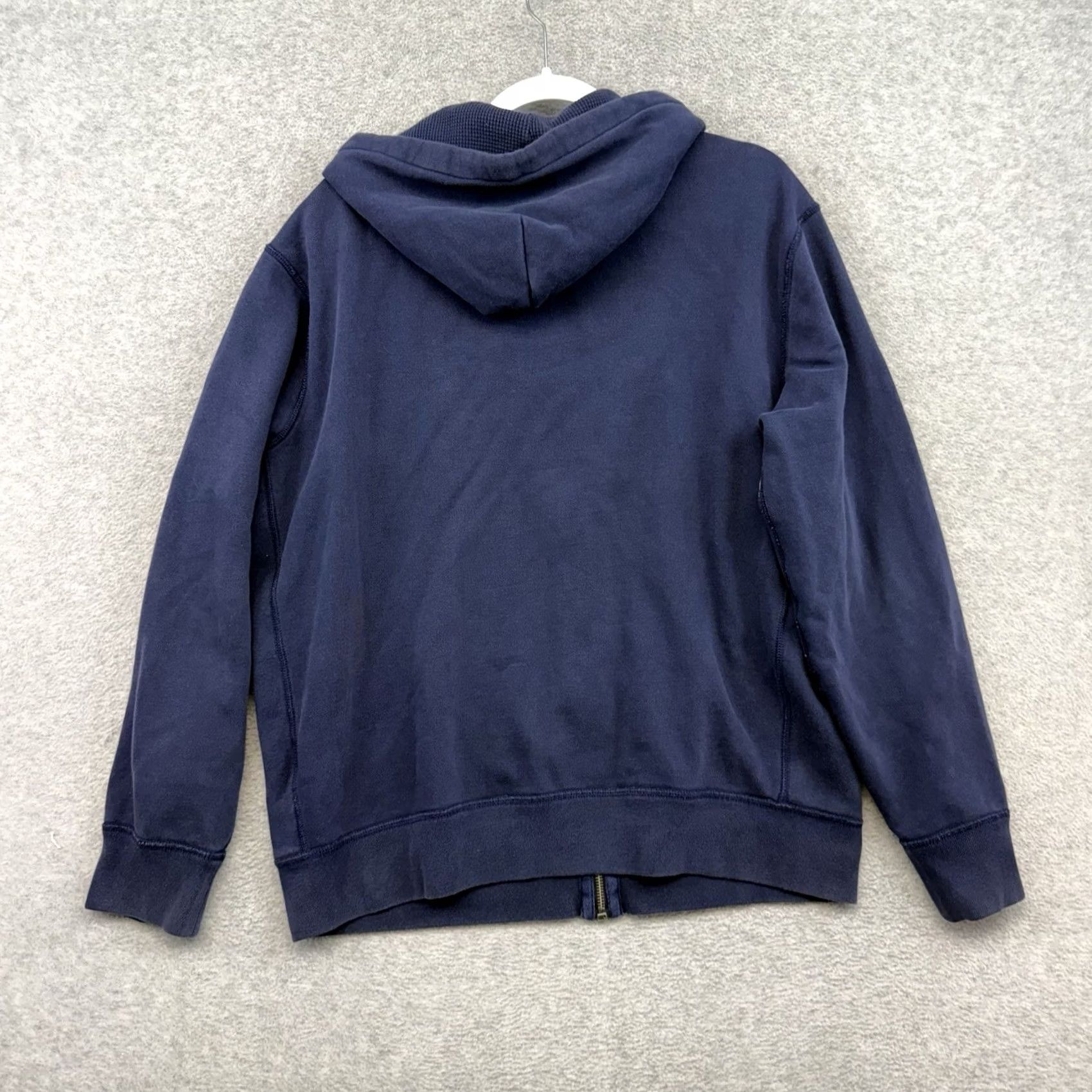 Polo Ralph Lauren Polo Ralph Lauren Hoodie Full Zip Navy Blue XL Mens Lined Hooded Pony Logo Size US XL / EU 56 / 4 - 7 Thumbnail