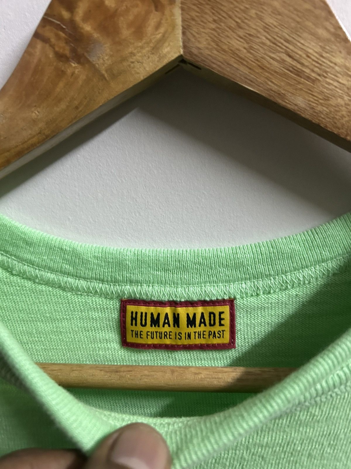 Human Made Archival Heart Logo Mint Green Slub Tee Size US XL / EU 56 / 4 - 10 Thumbnail