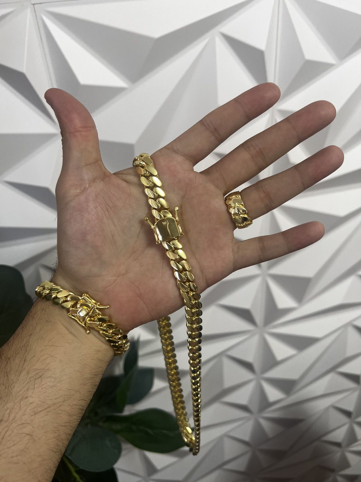 Other 14k gold bonded set chain and bracelet plus ring Size ONE SIZE - 5 Thumbnail