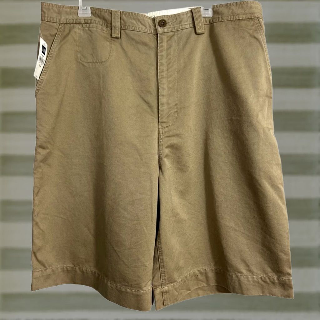 Gap GAP Essential FLEX Khaki Short 10” Chino Mens 38 Tan NWT SIZE 38 Size US 38 / EU 54 - 1 Thumbnail