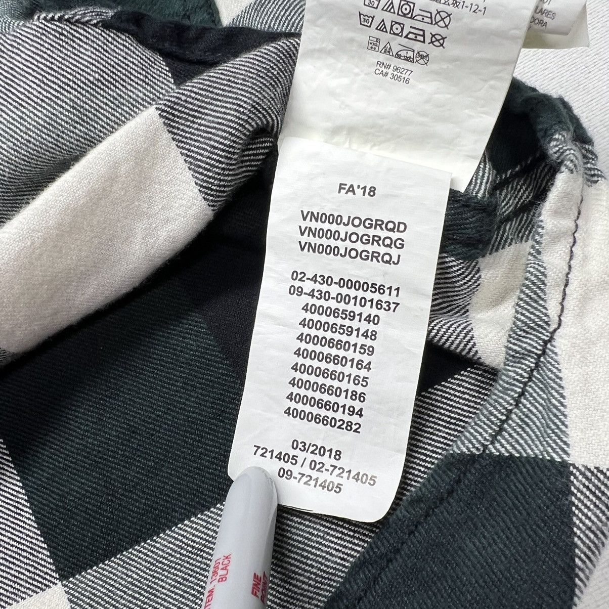Vans Vans Flannel Shirt Green Plaid Button Up Tailored Fit Skate Size US L / EU 52-54 / 3 - 11 Thumbnail