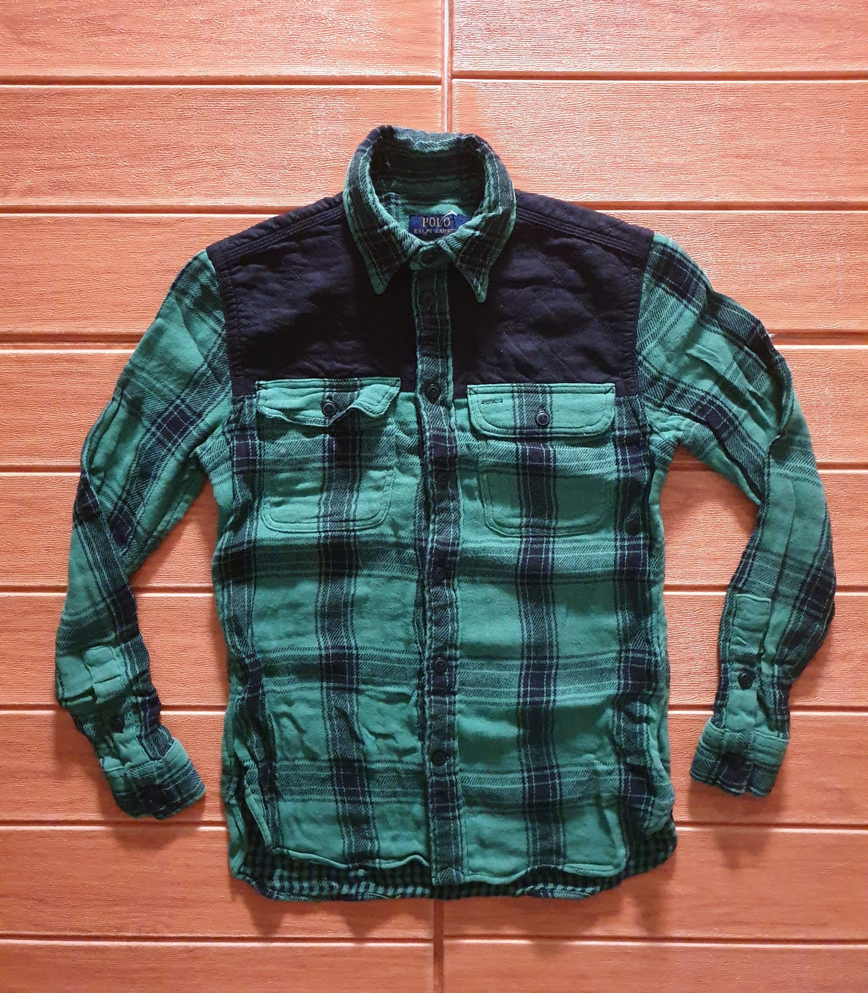 Polo Ralph Lauren 💥Polo Ralph Lauren checkered green shirt Size US S / EU 44-46 / 1 - 1 Thumbnail