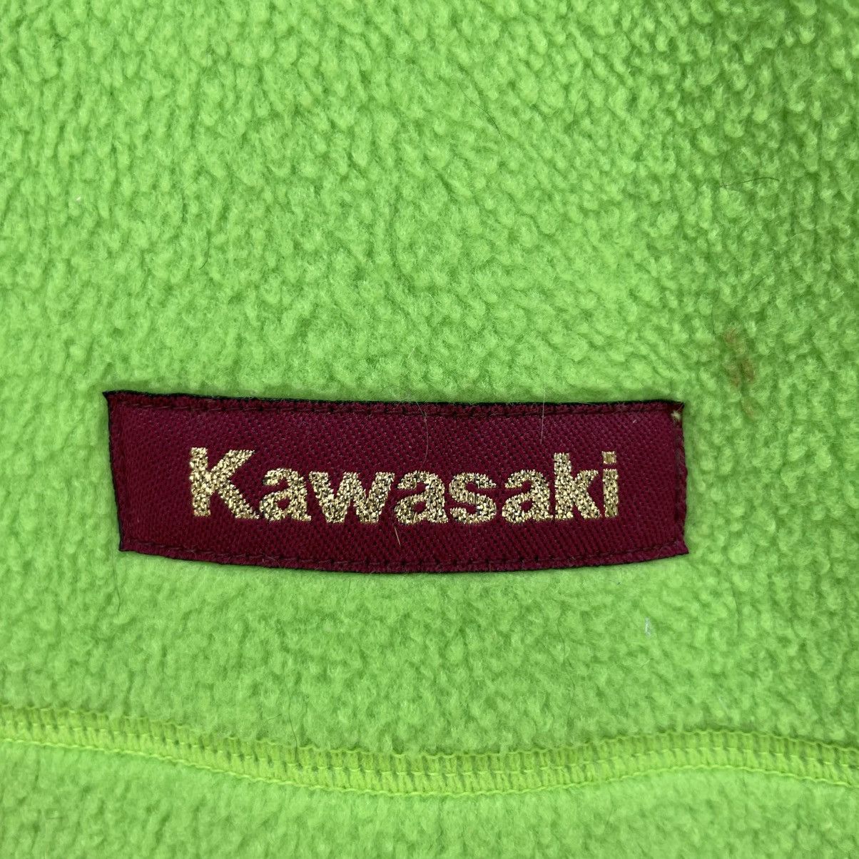 Gear for Sports 💥Vintage Kawasaki Fleece Full Zipper Size US M / EU 48-50 / 2 - 14 Thumbnail