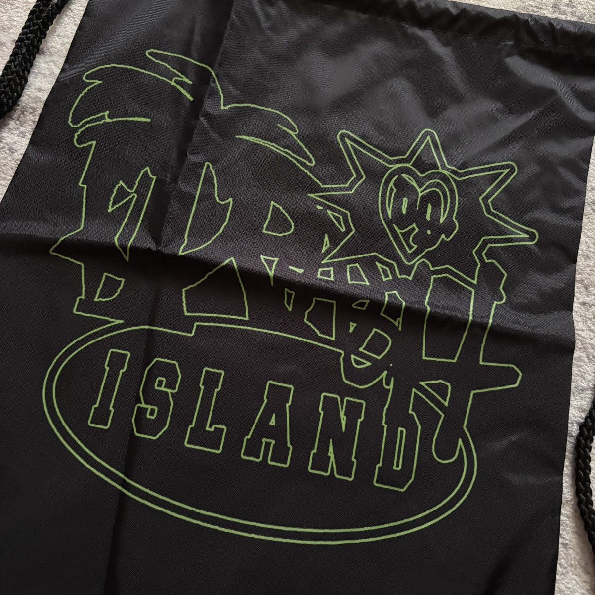 Drain Gang Bladee for Drain Gang Trash Island Drawstring Bag Black Size ONE SIZE - 2 Thumbnail
