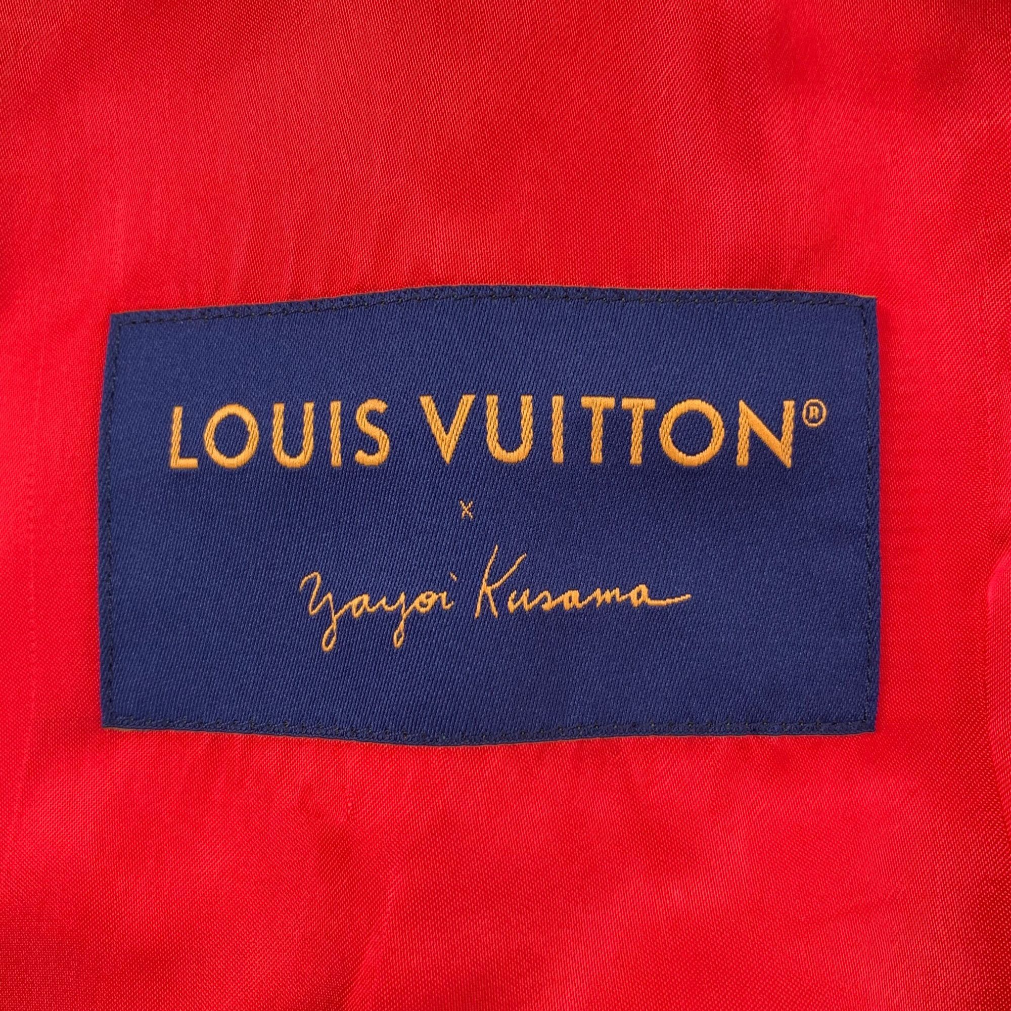 Louis Vuitton Louis Vuitton Red & White Varsity Jacket With Blue Embroider Size US M / EU 48-50 / 2 - 7 Thumbnail