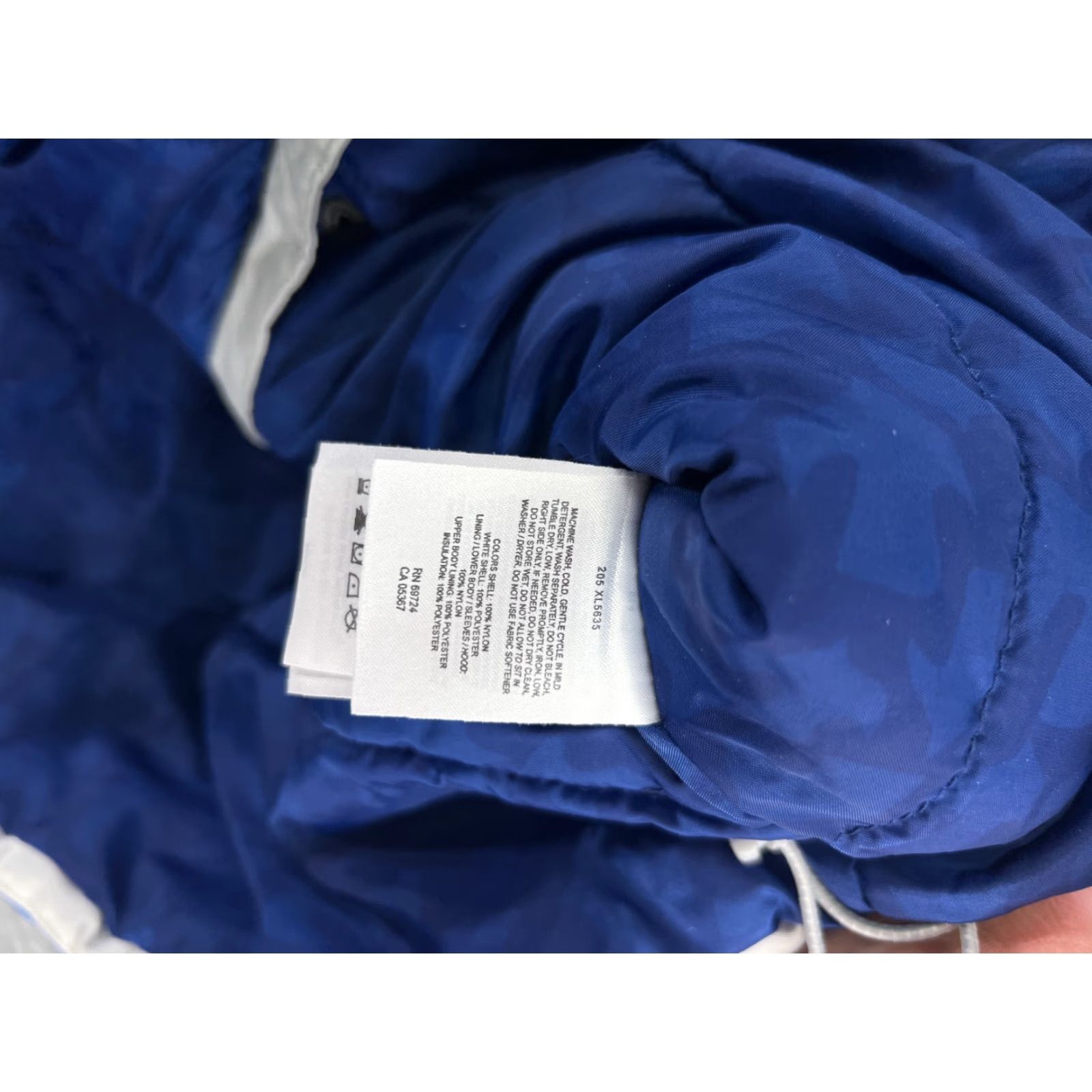 Vintage Columbia Womens Jacket XL Blue Nylon Hooded Full Zip Puffer Size XL / US 12-14 / IT 48-50 - 4 Thumbnail