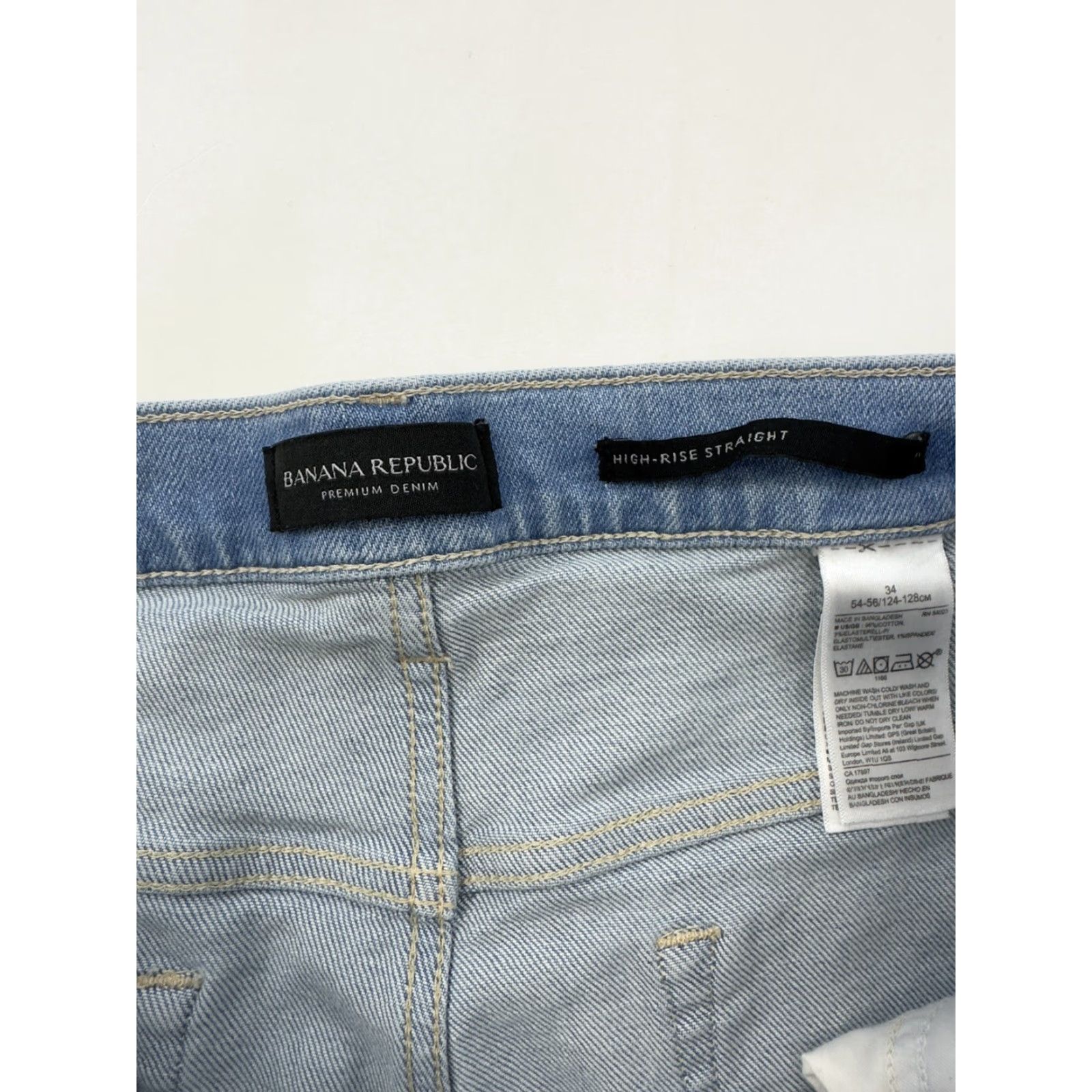 Banana Republic Banana Republic Jeans Women’s 34 Blue High Rise Straight Jeans Women 34 Blue Straight Comfort Stretch Pockets Zipper Button Size 24" / US 00 / IT 34 - 4 Thumbnail