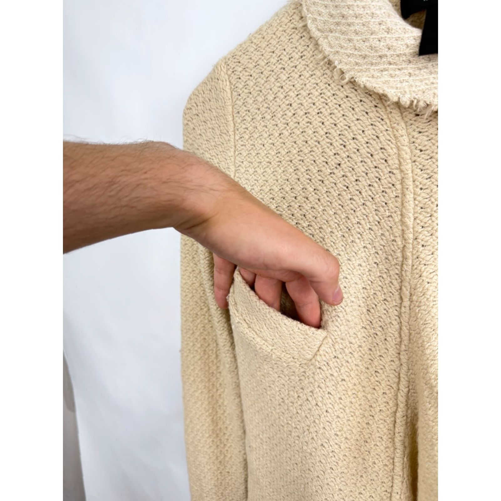 Isabel Marant Isabel Marant Cardigan Sweater Women Regular Size 3 Beige Made in France Retro Vintage Size XS / US 0-2 / IT 36-38 - 5 Thumbnail