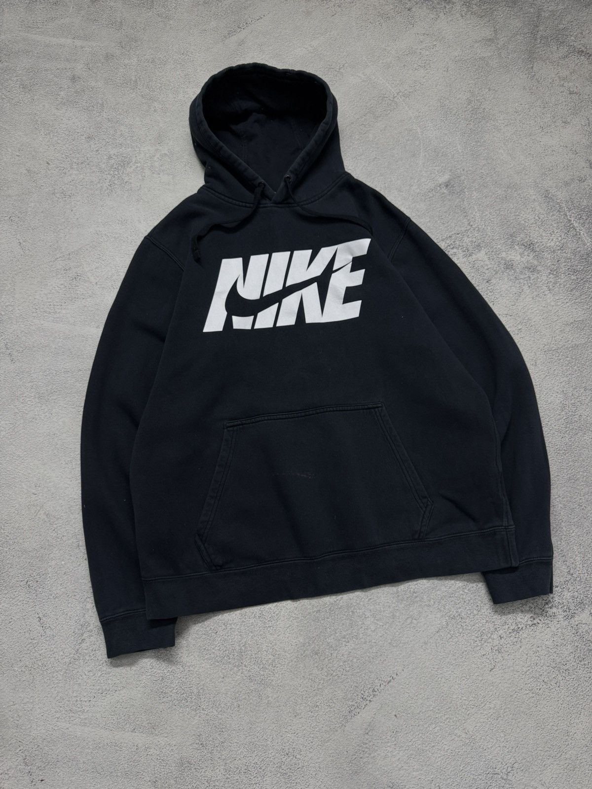 Nike Vintage Y2k Nike Big Swoosh Hoodie 00’s Size US L / EU 52-54 / 3 - 3 Thumbnail