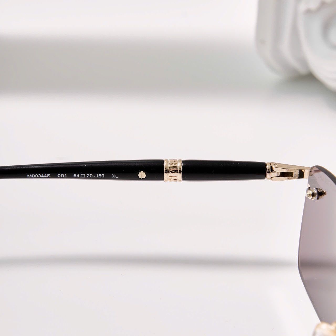 Montblanc MONTBLANC MB0344S 001 SUNGLASSES Size ONE SIZE - 5 Thumbnail