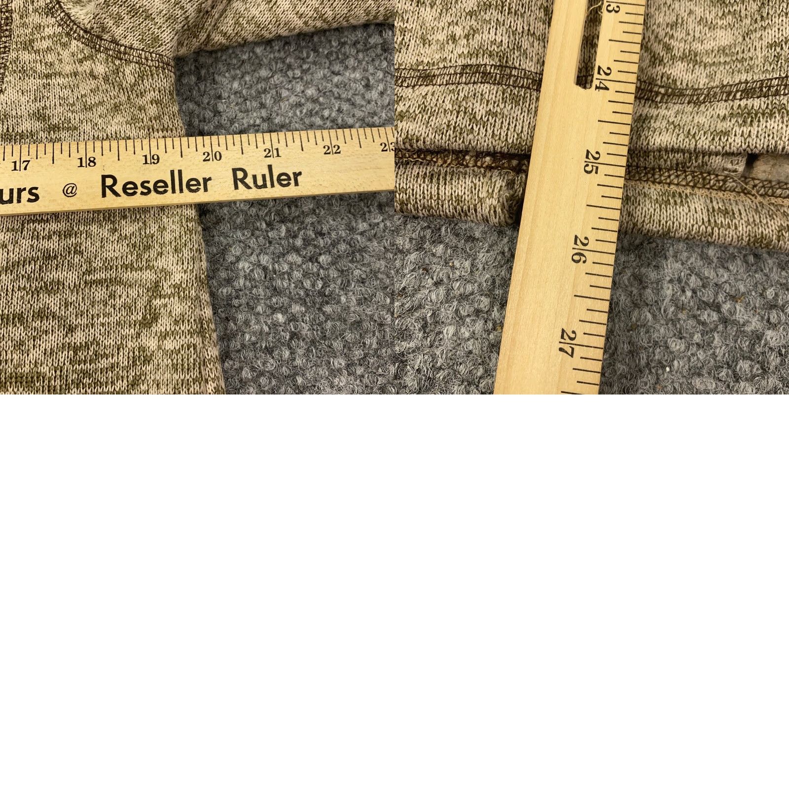 Vintage Effeci Creazioni Pullover Sweatshirt Womens Large Beige Full Zip Pockets Size L / US 10 / IT 46 - 8 Thumbnail
