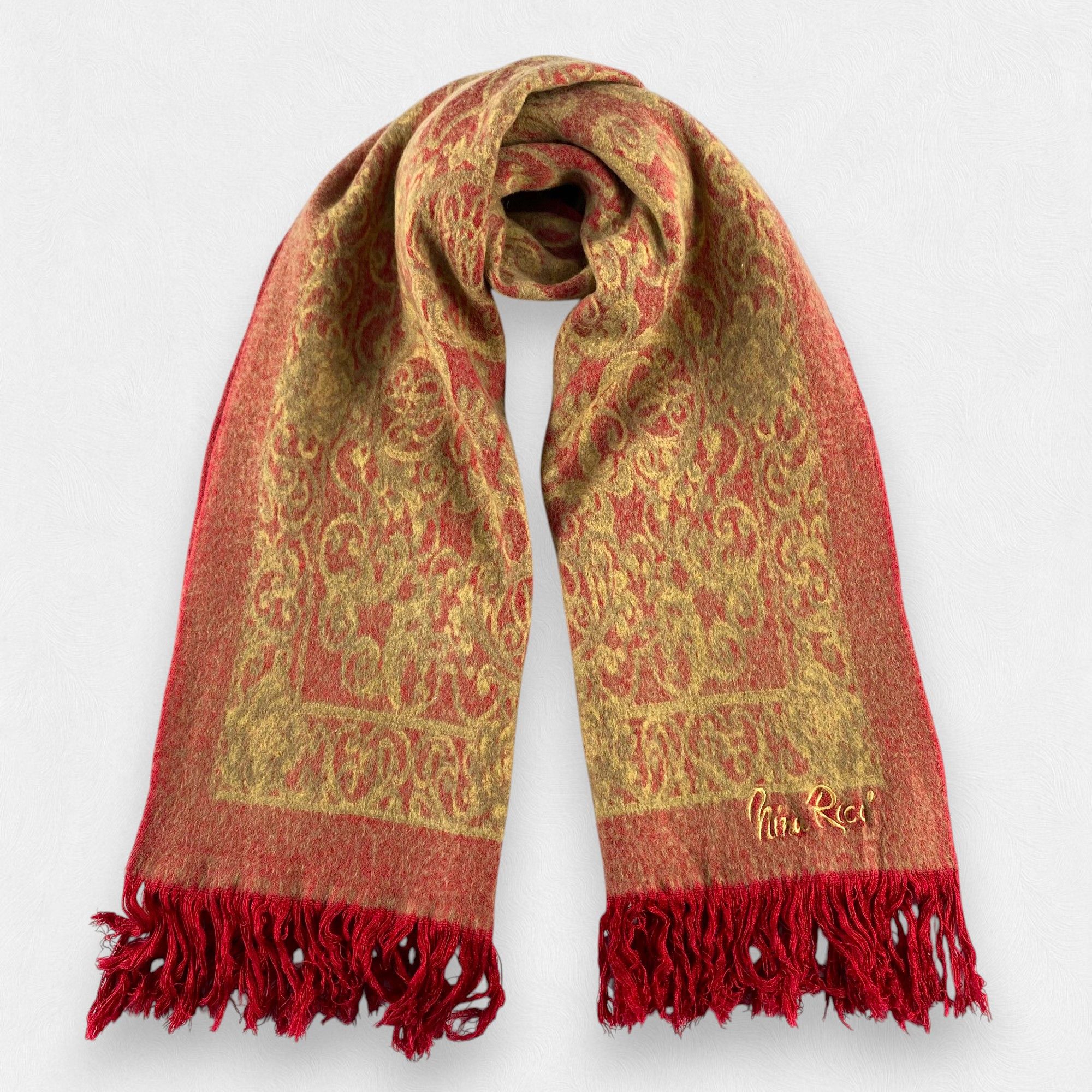 Nina Ricci Nina Ricci Scarf Neck Wrap Wool Muffler Size ONE SIZE - 1 Thumbnail