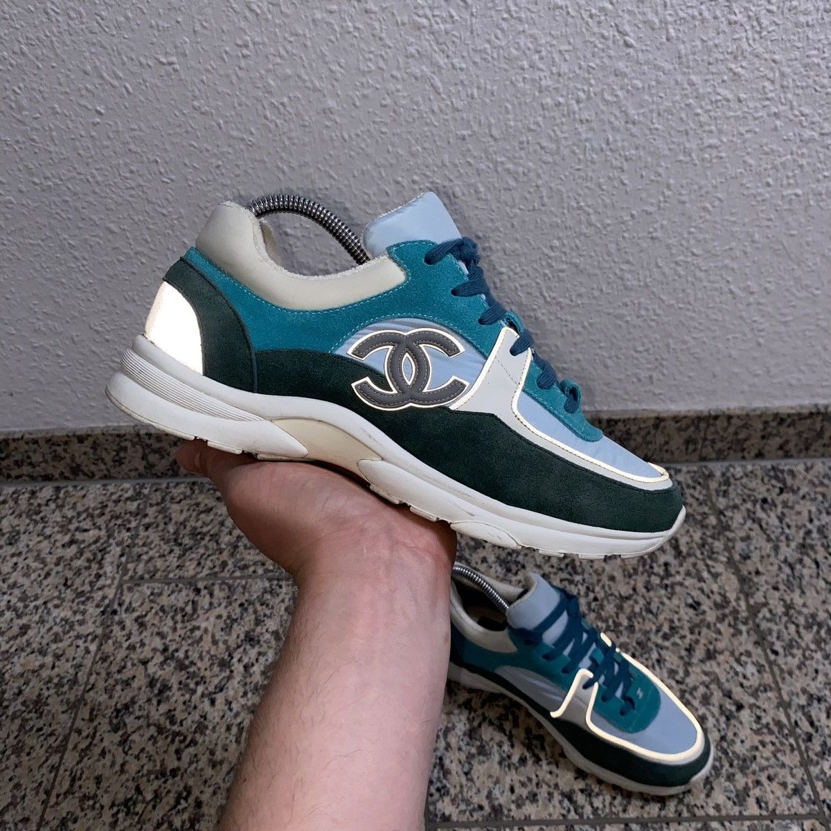 Chanel Chanel Sneakers Suede Nylon Reflective (2019) Size US 6.5 / EU 39-40 - 6 Thumbnail