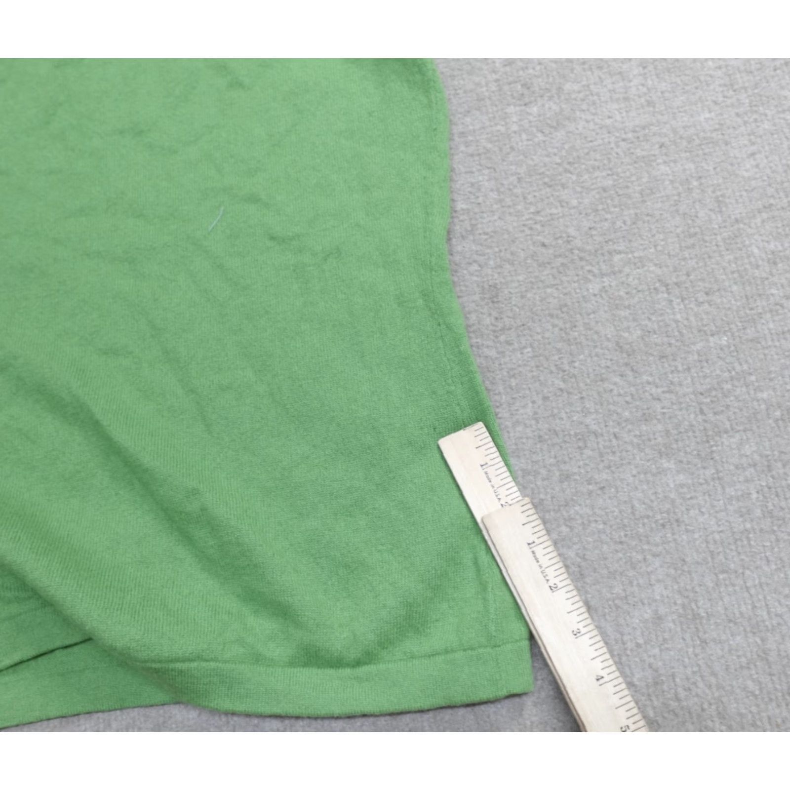 Vintage Woolovers Womens Vest XL Green 100% Wool Pullover Knit Vest Winter Casual Round Neck Sleeveless Regular Fit Size XL / US 12-14 / IT 48-50 - 8 Thumbnail