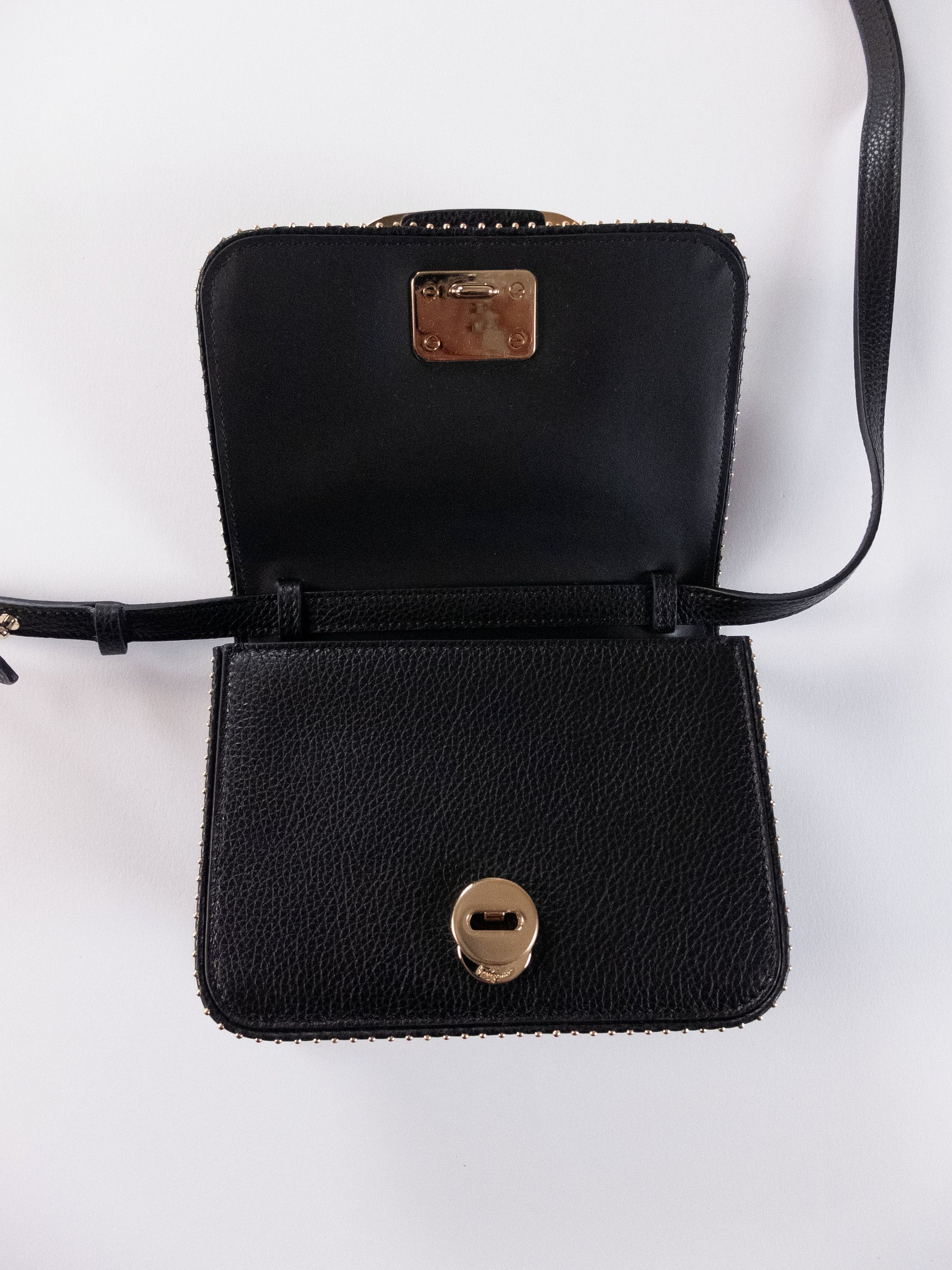 Salvatore Ferragamo SALVATORE FERRAGAMO Vara bow black leather mini shouder bag Size ONE SIZE - 9 Thumbnail