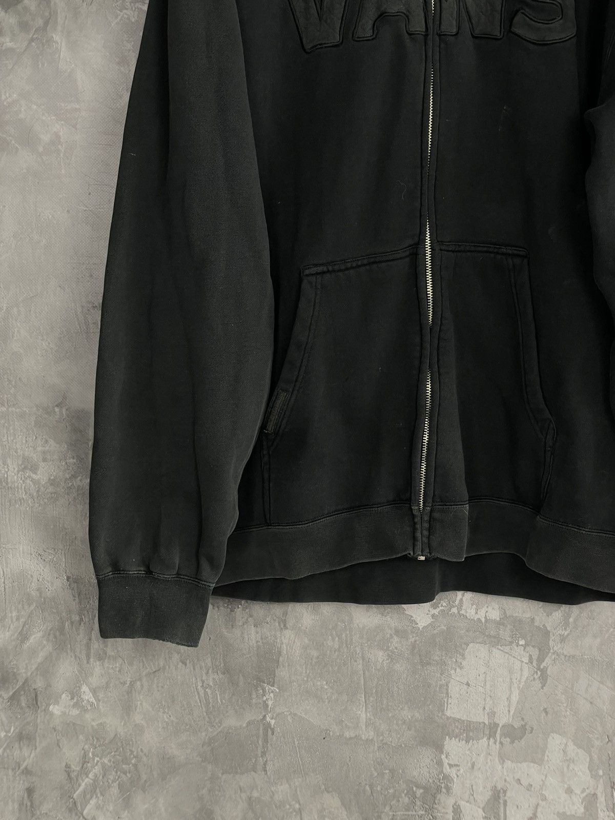 Vans Vintage Faded Vans Jessie Pinkman Style Zip Hoodie Size US L / EU 52-54 / 3 - 5 Thumbnail