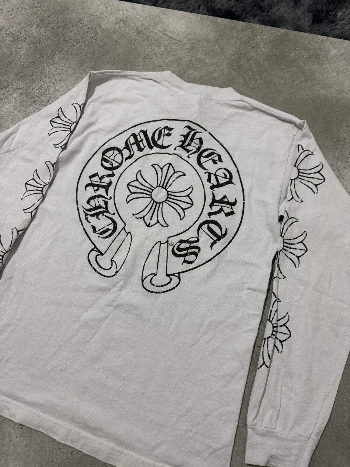 Chrome Hearts Chrome Hearts white long sleeve Size US S / EU 44-46 / 1 - 3 Thumbnail